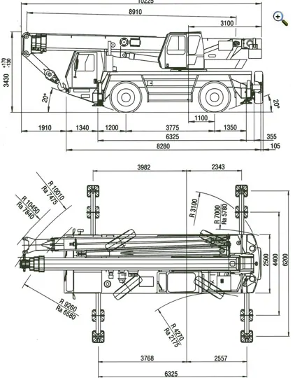 Medidas-Autogrua-Grove-GMK-2035